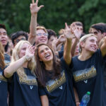 Students Looking Up