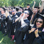 Graduates at Commencement